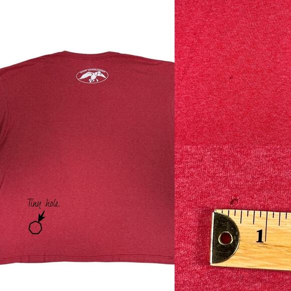 Duck Dynasty Duck Commander Happy Happy Happy Tee Shirt in Heathered Red XXXL - Picture 4 of 11